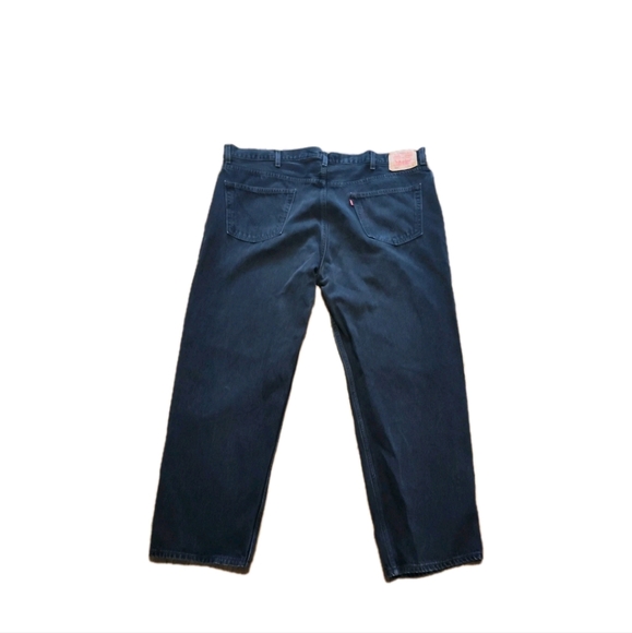 vintage black Levi's relaxed fit 550 men's denim jeans 48x32 - Picture 5 of 10